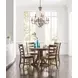 Kafe Latte 44" Round Quad Dining Table