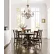 Kafe Mocha 54" Round Quad Dining Table