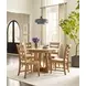 Kafe Cappuccino 44" Round Pedestal Dining Table
