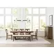 Kafe Latte 100" Extendable Rectangular Trestle Dining Table