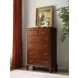 Andover Medium Stain 6 Drawer Chest