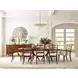 Meyers Medium Stain 122" Extendable Rectangular Dining Table