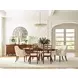 Meyers Medium Stain 122" Extendable Rectangular Dining Table