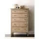 Glenwood Oatmeal 5 Drawer Chest