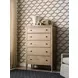 Glenwood Oatmeal 5 Drawer Chest