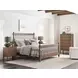 Arbor Bark Spindle Low Profile Bedroom Set