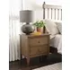 Glenwood Bark 2 Drawer Nighstand with LED Light