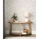 Archetype Light Caramel Demilune Console Table