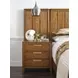 Aspire Profile Brown 3 Drawer Nightstand With Built In Outlet