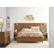 Aspire Scale Brown Nightstand With Built In Outlet