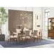 Aspire Medium Stain Extendable Dining Room Set