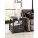 Bessemer Black Square End Table