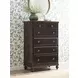 Harrison Bridgetown Black and Heritage Maple 6 Drawer Chest