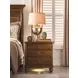 Harrison Heritage Maple 3 Drawer Nighstand with LED Light
