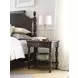 Warren Bridgetown Black and Heritage Maple Bedside Table with 1 Drawer