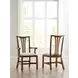 Fitts Heritage Maple and Cream Upholstered Side Chair