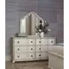 Vignette Creme Arched Serpentine Dresser Mirror