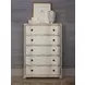 Helene Creme Breve 5 Drawer Chest