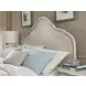 Vignette Creme California King Panel Bed