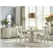 Civette Creme 60" Round Dining Table