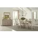 Daniella Creme Performance Fabric Arm Chair