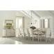 Batiste Creme Breve 92" Rectangular Dining Table