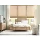 Randall Light Stain King Panel Bed