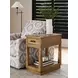 Clifton Medium Stain Rectangular Charging Chairside Table
