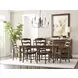 Commonwealth Corso Medium Stain 112" Extendable Rectangular Dining Table