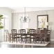 Commonwealth Corso Medium Stain 112" Extendable Rectangular Dining Table