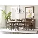 Commonwealth Corso Medium Stain 112" Extendable Rectangular Dining Table