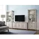Domaine Beige and Gray 2 Door Bookcase with LED