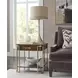 Emerit Medium Stain Sqaure End Table with 1 Shelf