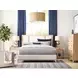Kendall Ash King Upholstered Panel Bed
