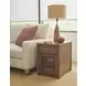 Foster Medium Stain 1 Drawer Rectangular Chairside Chest Table
