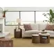 Hidden Treasures Duo Medium Stain Round Ottoman Table