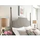 Patterson Gray King Poster Bed