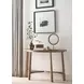 Milo Demilune Light Stain D Shaped Console Table