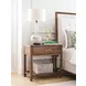 Monogram Walnut Highland Medium Stain 1 Drawer Nightstand