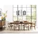Monogram Walnut Hudson Medium Stain 116" Extendable Rectangular Dining Table