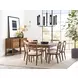 Monogram Walnut Hudson Medium Stain 116" Extendable Rectangular Dining Table