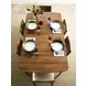 Monogram Walnut Hudson Medium Stain 116" Extendable Rectangular Dining Table