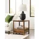 Monogram Walnut Parkway Medium Stain Square End Table