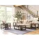 Oliver Hamilton Ebony Rectangular Coffee Table with Casters