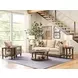Oliver Hamilton Sepia Round Occasional Table Set