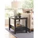 Oliver Hamilton Ebony Rectangular End Table with 1 Drawer