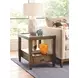 Oliver Hamilton Sepia Rectangular End Table with 1 Drawer