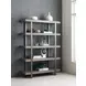 Sandler Gray Bookshelf with 4 Shelves