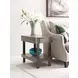 Sandler Brown Rectangular Chairside Table