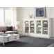 Structures Quad White 106" Display Cabinet with 4 Doors